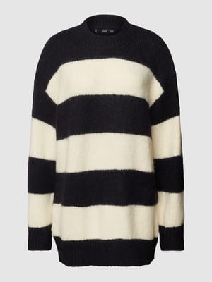 Strickpullover mit Blockstreifen Modell 'CARIOQUE' Shop The Look MANNEQUINE
