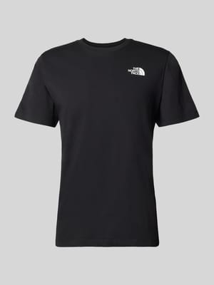 T-Shirt mit Logo und Rundhalsausschnitt Shop The Look MANNEQUINE