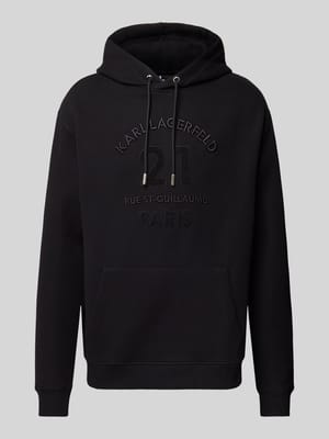 Hoodie mit Label-Stitching Shop The Look MANNEQUINE