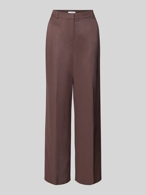 Straight Fit Stoffhose mit Bügelfalten Shop The Look MANNEQUINE