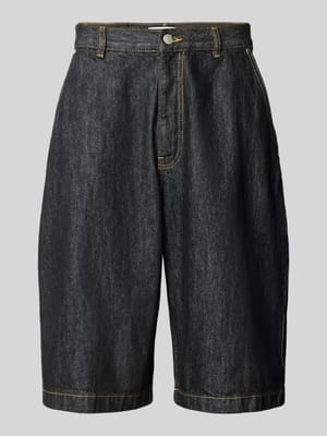 Baggy Fit Jeans Shorts mit Gürtelschlaufen - Jorts Shop The Look MANNEQUINE