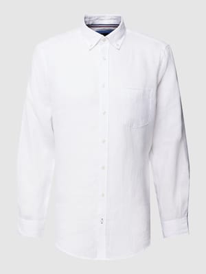Freizeithemd mit Button-Down-Kragen Shop The Look MANNEQUINE