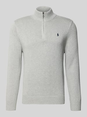 Troyer mit Label-Stitching Shop The Look MANNEQUINE