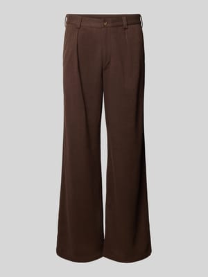 Wide Leg Bundfaltenhose mit Gürtelschlaufen Modell 'Soho' Shop The Look MANNEQUINE