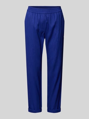 Straight Fit Leinenhose mit Viskose-Anteil Shop The Look MANNEQUINE