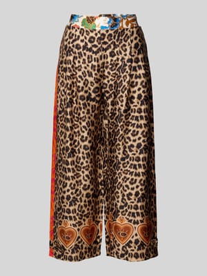 Stoffen broek van viscose met elastische band Shop The Look MANNEQUINE