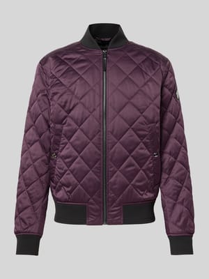 Regular Fit Steppjacke mit Stehkragen Modell 'Adams' Shop The Look MANNEQUINE