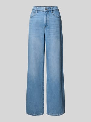 Wide Fit Jeans mit Knopfverschluss Modell 'DANILA' Shop The Look MANNEQUINE