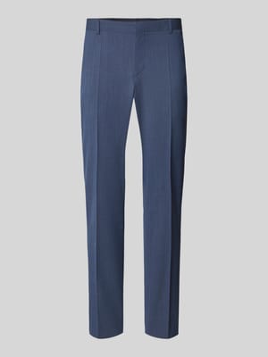 Slim Fit Anzughose mit Schurwolle Modell 'GENIUS' Shop The Look MANNEQUINE