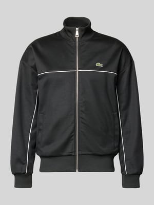 Regular Fit Sweatjacke mit Baumwoll-Anteil Shop The Look MANNEQUINE
