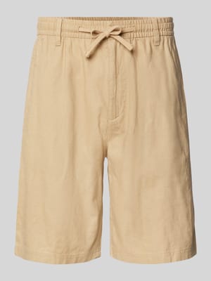 Relaxed Fit Bermudas aus Leinen-Baumwoll-Mix Shop The Look MANNEQUINE