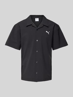 Freizeithemd mit Label-Stitching Shop The Look MANNEQUINE