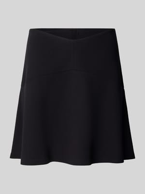 Uitlopende minirok van viscosemix Shop The Look MANNEQUINE