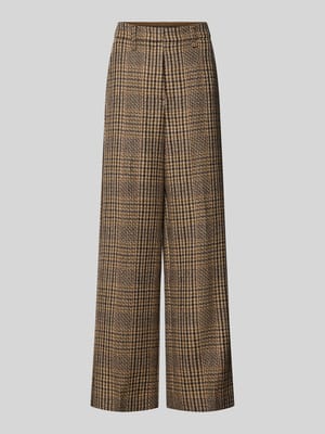 wide fit stoffen broek van zuivere scheerwol Shop The Look MANNEQUINE