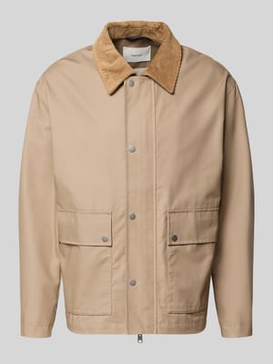 Regular Fit Jacke aus reiner Baumwolle Modell 'KYLE' Shop The Look MANNEQUINE