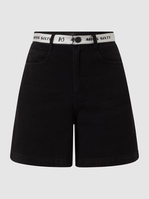 Shorts mit Logo-Bund Shop The Look MANNEQUINE