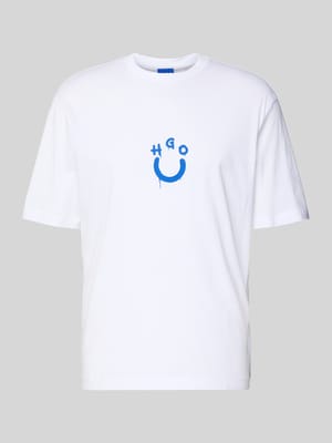Regular Fit T-Shirt aus reiner Baumwolle Modell 'NORIZOM' Shop The Look MANNEQUINE