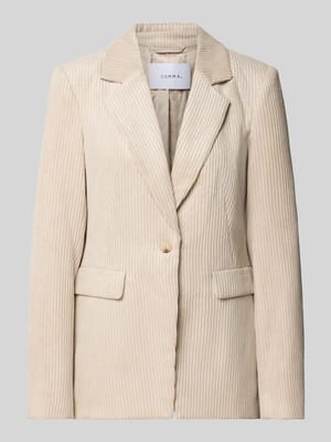 Żakiet o kroju slim fit z sztruksu z kieszeniami z patką Shop The Look MANNEQUINE