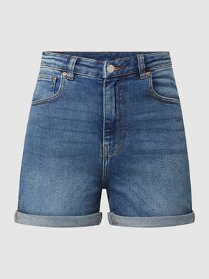 Mom Fit Jeansshorts mit Stretch-Anteil Shop The Look MANNEQUINE