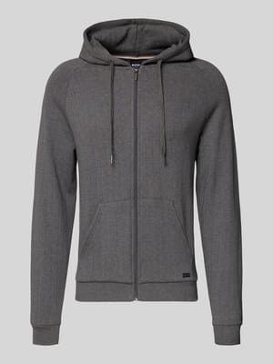 Regular Fit Sweatjacke aus Baumwoll-Mix Modell 'HERITAGE' Shop The Look MANNEQUINE