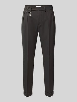 Slim fit broek met viscose Shop The Look MANNEQUINE