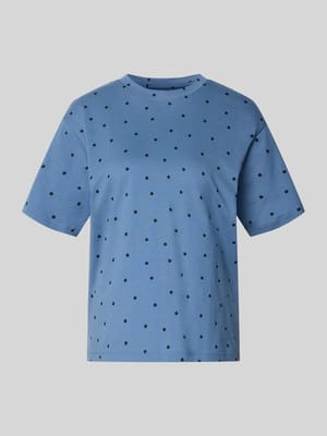 T-shirt o kroju regular fit z okrągłym dekoltem Shop The Look MANNEQUINE