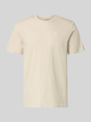 Regular Fit T-Shirt mit Logo-Print Shop The Look MANNEQUINE