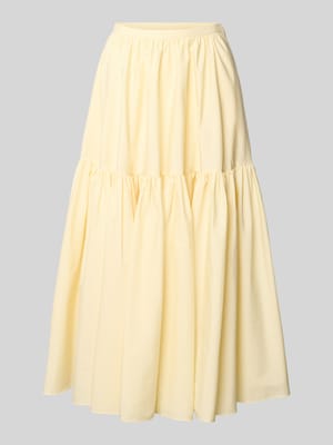 Maxirok met bandplooien Shop The Look MANNEQUINE