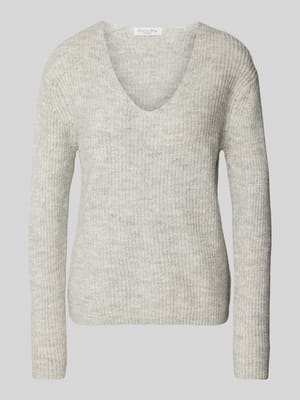 Strickpullover mit V-Ausschnitt Shop The Look MANNEQUINE