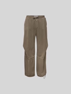 Stoffhose mit elastischem Bund Shop The Look MANNEQUINE
