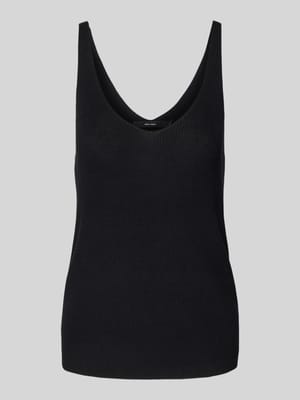 Regular fit tanktop in gebreide look, model 'NEWLEX' Shop The Look MANNEQUINE