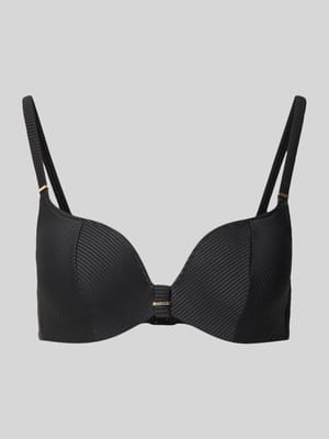 Bikini-Oberteil mit Label-Detail Modell 'CASSIE' Shop The Look MANNEQUINE