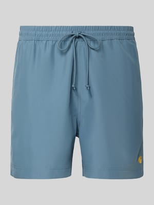 regular fit zwembroek met logostitching model 'Chase' Shop The Look MANNEQUINE