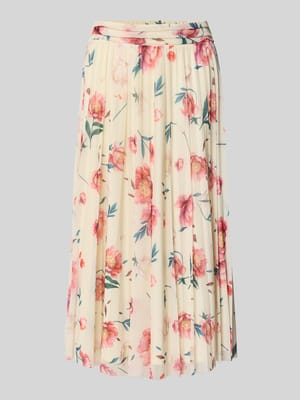 Spódnica midi z plisami model ‘Astrid’ Shop The Look MANNEQUINE