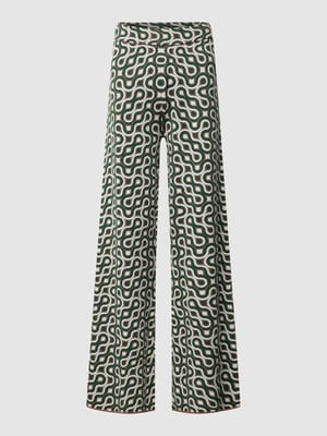 Broek met all-over motief Shop The Look MANNEQUINE