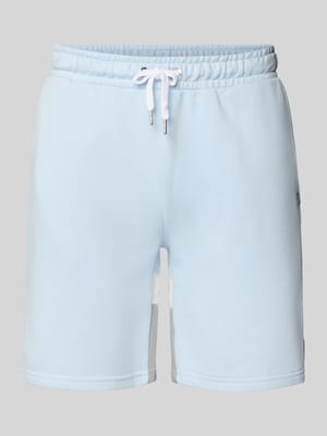 Regular fit sweatshorts met logobadge, model 'HARKAN' Shop The Look MANNEQUINE