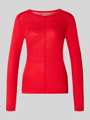 Longsleeve in semi-transparenter Optik Shop The Look MANNEQUINE