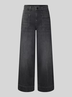 Wide Fit Jeans aus Baumwoll-Mix Modell 'MIRU 6/8' Shop The Look MANNEQUINE