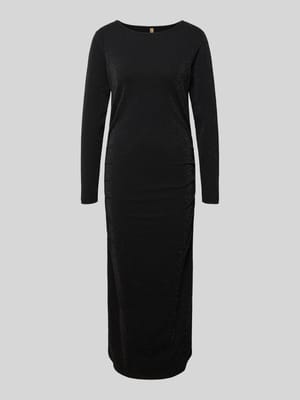 Długa sukienka z okrągłym dekoltem model ‘ANDINE’ Shop The Look MANNEQUINE