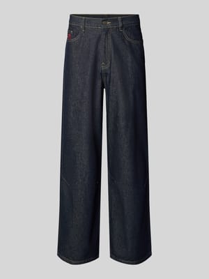 Wide Fit Jeans mit Logo-Stitching Shop The Look MANNEQUINE
