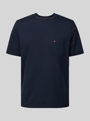 T-shirt o kroju regular fit z czystej bawełny Shop The Look MANNEQUINE