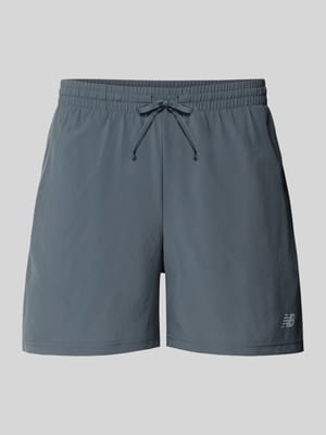 Shorts mit elastischem Bund und Logo Shop The Look MANNEQUINE