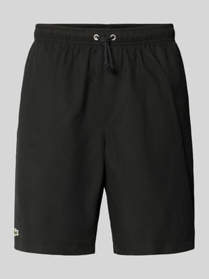 Relaxed Fit Sport-Shorts mit Logo-Stitching Shop The Look MANNEQUINE