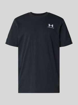 Regular Fit T-Shirt mit Logo-Stitching Modell 'Icon' Shop The Look MANNEQUINE