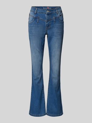 Bootcut Jeans im 5-Pocket-Design Modell 'Florida' Shop The Look MANNEQUINE