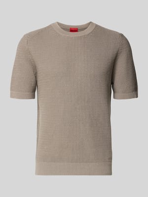 Relaxed Fit Strickpullover aus reiner Baumwolle Modell 'SAFFON' Shop The Look MANNEQUINE