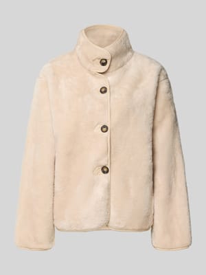 Jacke aus Kunstfell mit Stehkragen Modell 'ELITE' Shop The Look MANNEQUINE