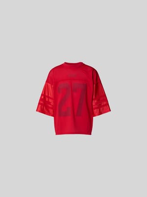 Relaxed Fit T-Shirt mit 3/4-Ärmel Shop The Look MANNEQUINE