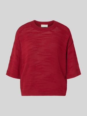Gebreid shirt met 1/2-mouwen model 'Lauralynn' Shop The Look MANNEQUINE
