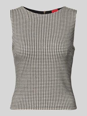 Taillierter Top aus Baumwoll-Viskose-Mix Modell 'DAROSETTA' Shop The Look MANNEQUINE